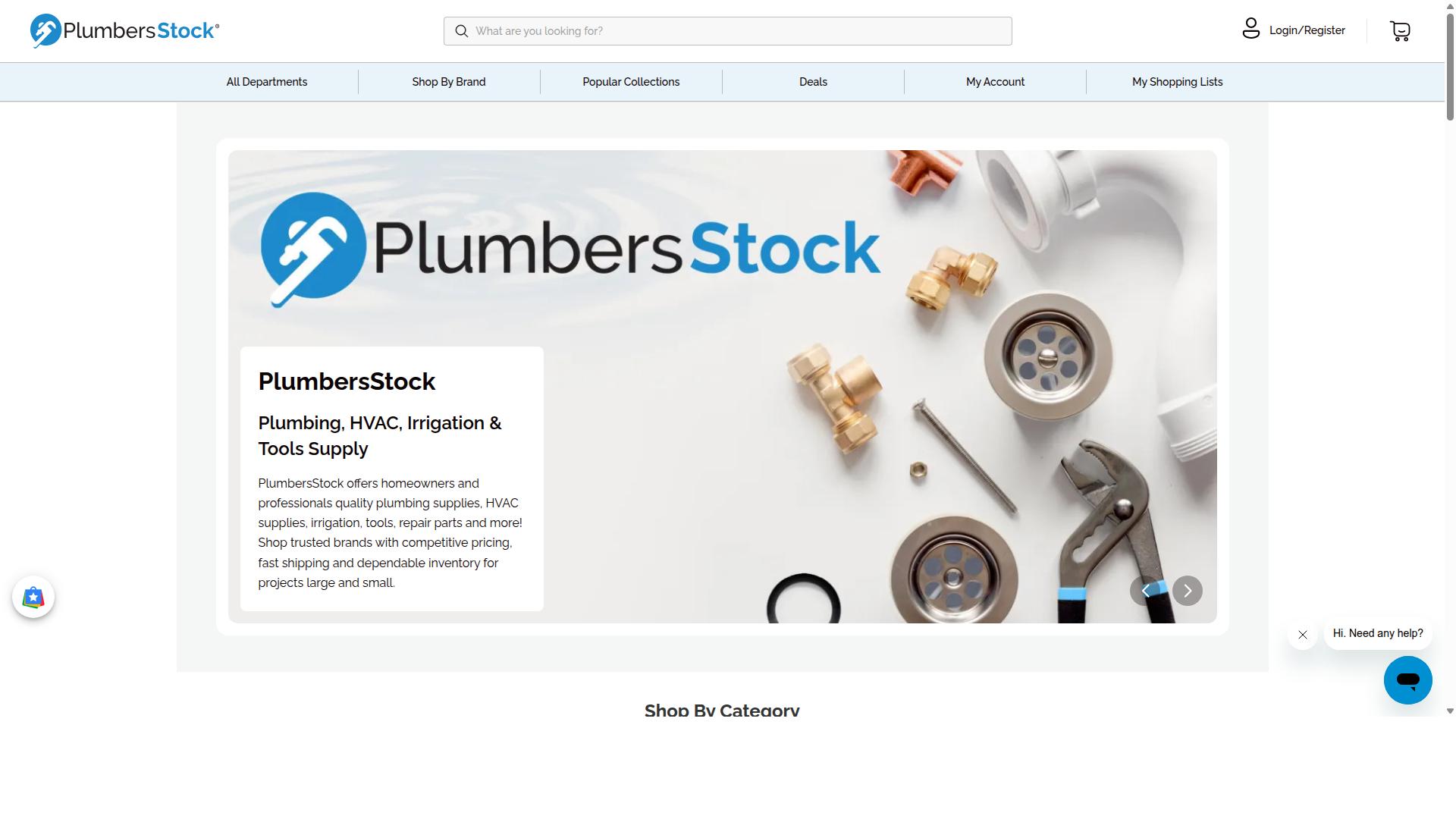 PlumbersStock.com website